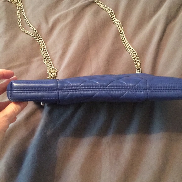 Marciano Vanessa Genuine Leather Quilted Clutch - Picture 4 of 6